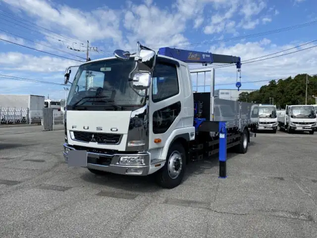 三菱 ファイター 中型/増トン クレーン付 アルミブロック 4段の中古トラック画像1