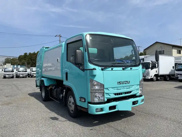 いすゞ エルフ 小型 パッカー車 巻き込み式 回転ダンプ式の中古トラック画像2