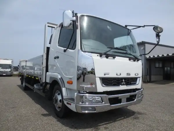 三菱 ファイター 中型/増トン 平ボディ アルミブロック ベッドの中古トラック画像3