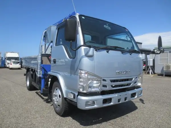 いすゞ エルフ 小型 クレーン付 セミロング TRG-NKR85R の中古