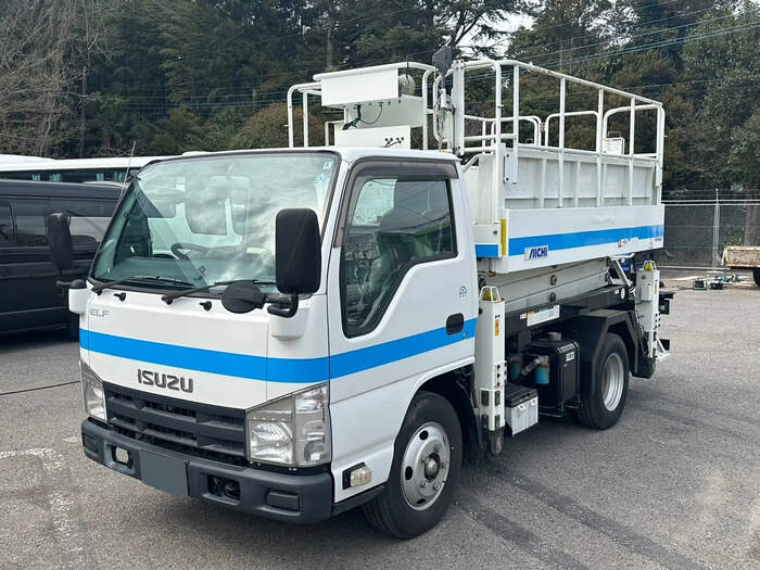 いすゞ エルフ 小型 高所・建柱車 高所作業車 TKG-NKR85AN