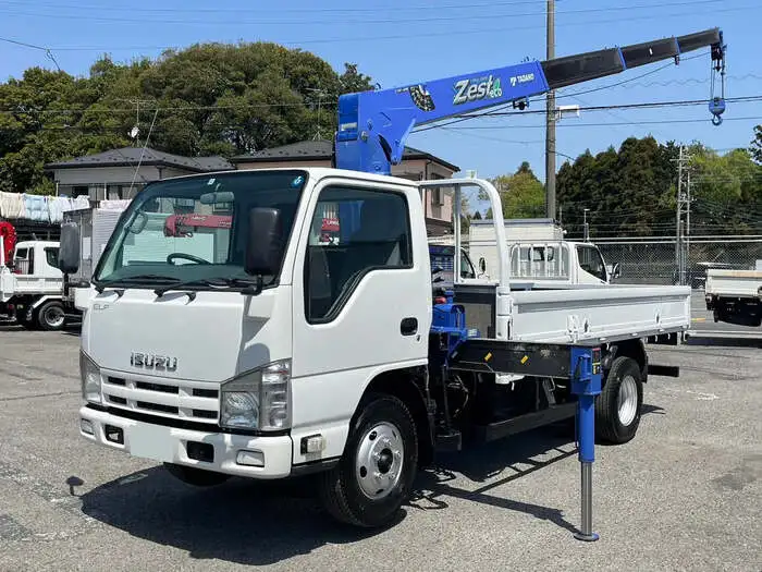 いすゞ エルフ 小型 クレーン付 4段 ラジコン の中古トラック【車両No.164018】