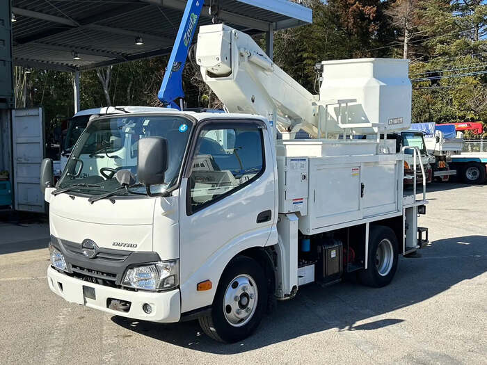 日野 デュトロ 小型 高所・建柱車 高所作業車 電工仕様｜画像1