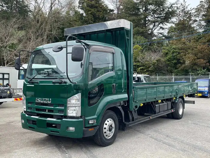 いすゞ フォワード 中型/増トン 平ボディ ベッド TKG-FRR90S2の中古トラック画像1