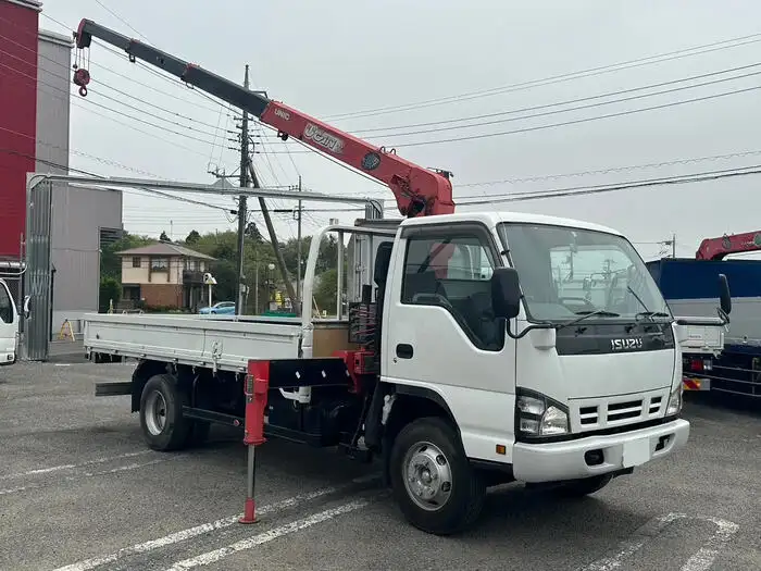 いすゞ エルフ 小型 クレーン付 4段 ラジコンの中古トラック画像2