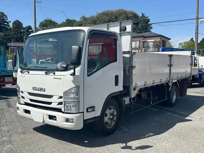 いすゞ エルフ 小型 平ボディ アルミブロック カスタムの中古トラック画像1