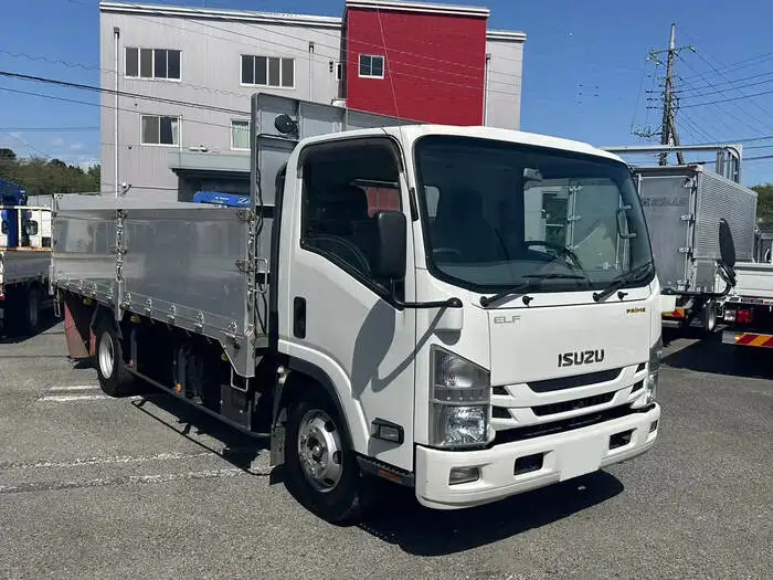 いすゞ エルフ 小型 平ボディ アルミブロック カスタムの中古トラック画像2