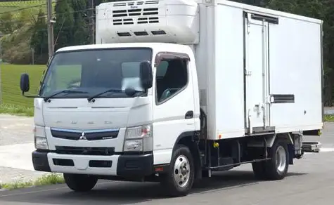三菱 キャンター 小型 冷凍冷蔵 低温 パワーゲートの中古トラック画像1