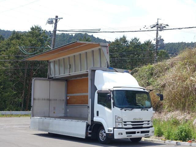 いすゞ フォワード 中型/増トン ウイング TKG-FRR90S2 H29｜画像1