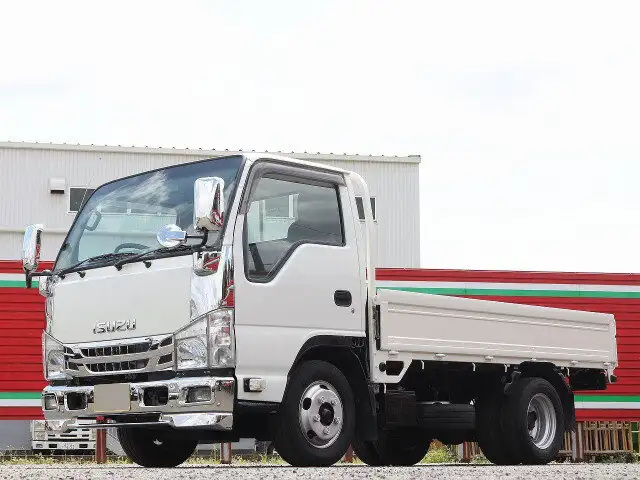 いすゞ エルフ 小型 平ボディ 床鉄板 TRG-NJR85Aの中古トラック画像1