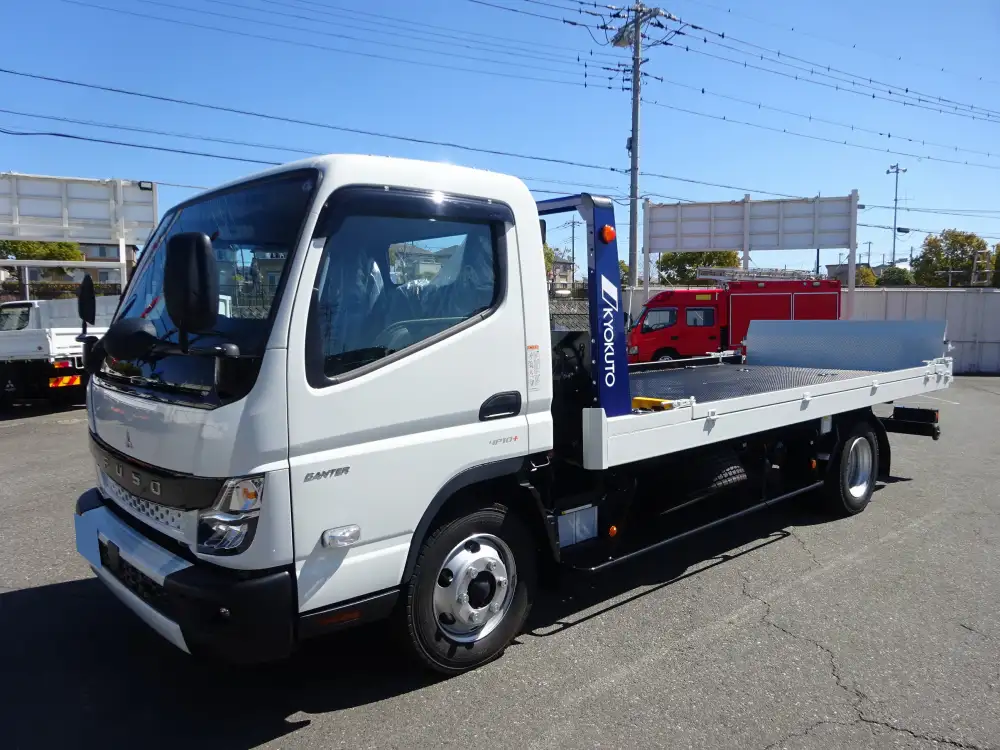 三菱 キャンター 小型 車両重機運搬 ラジコン ウインチの中古トラック画像1