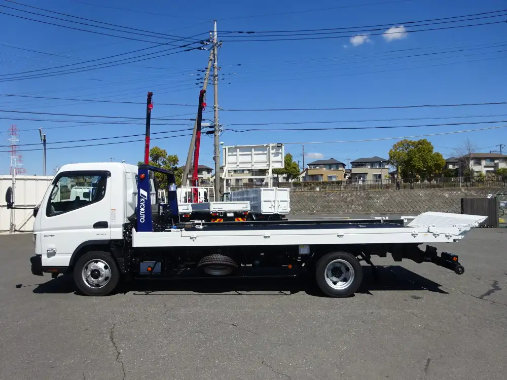 三菱 キャンター 小型 車両重機運搬 ラジコン ウインチの中古トラック画像2