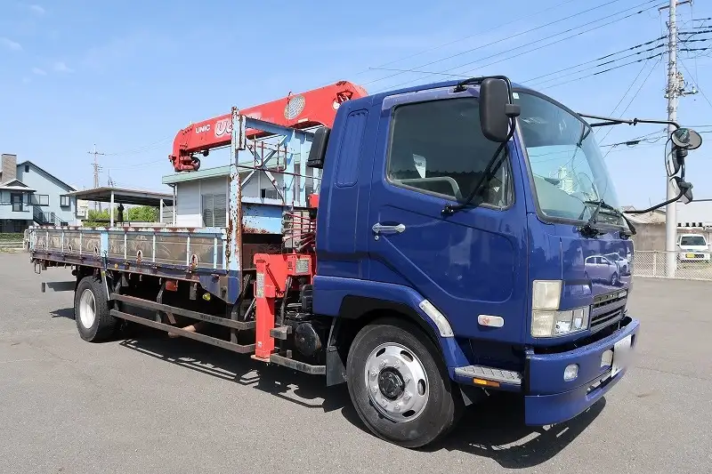 三菱 ファイター 中型/増トン クレーン付 床鉄板 5段の中古トラック画像3
