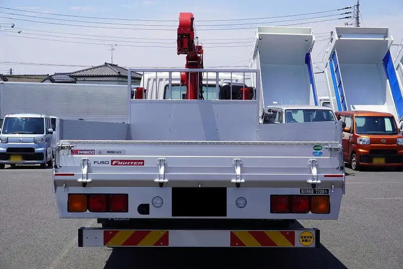 三菱 ファイター 中型/増トン 車両重機運搬 4段クレーン ラジコンの中古トラック画像3