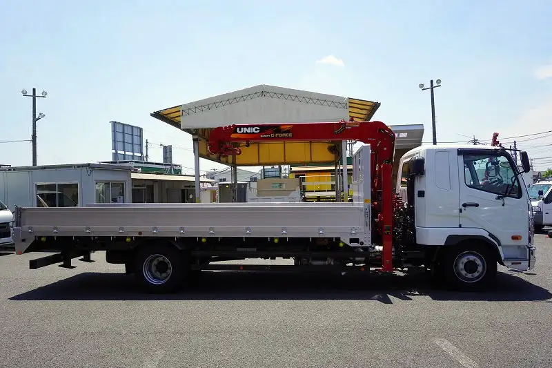 三菱 ファイター 中型/増トン 車両重機運搬 4段クレーン ラジコンの中古トラック画像2