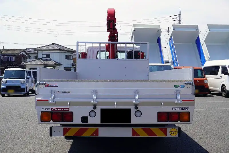 三菱 ファイター 中型/増トン 車両重機運搬 4段クレーン ラジコンの中古トラック画像3