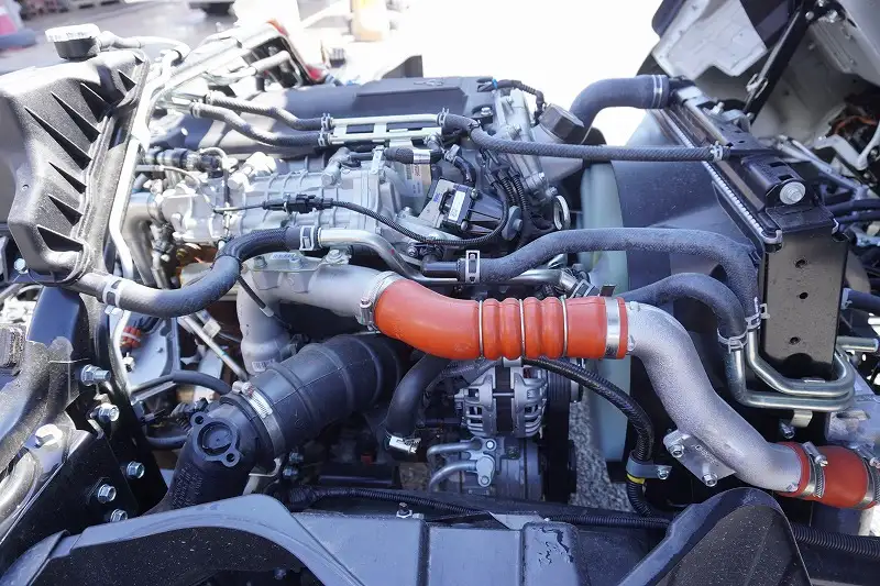 三菱 キャンター 小型 車両重機運搬 ラジコン ウインチの中古トラック画像18