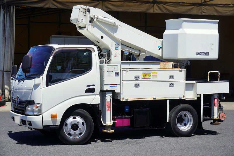 日野 デュトロ 小型 高所・建柱車 高所作業車 電工仕様｜画像1