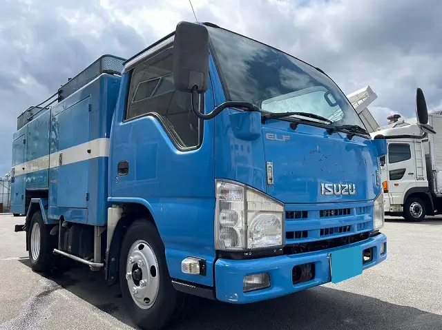 いすゞ エルフ 小型 タンク車 高圧洗浄車 TKG-NKR85ANの中古トラック画像1