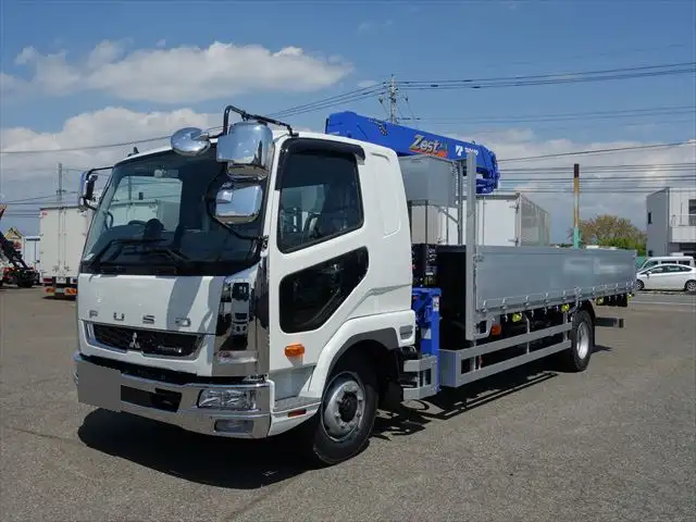 三菱 ファイター 中型/増トン クレーン付 アルミブロック 4段の中古トラック画像1