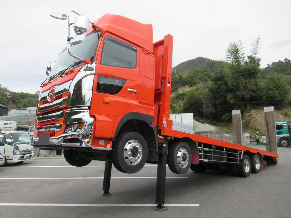 日野 プロフィア 大型 車両重機運搬 ハイルーフ ウインチ｜画像1