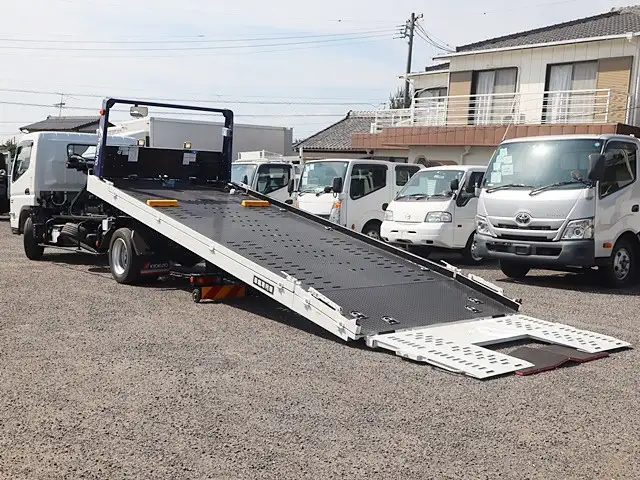 三菱 キャンター 小型 車両重機運搬 ラジコン ウインチの中古トラック画像7