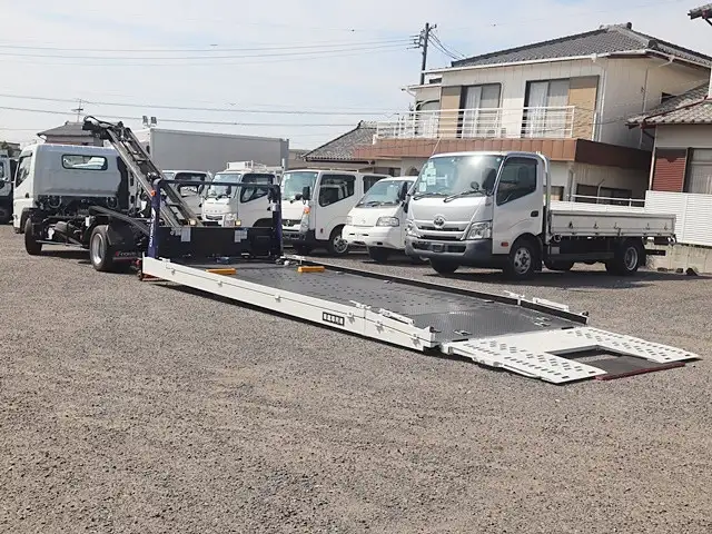三菱 キャンター 小型 車両重機運搬 ラジコン ウインチの中古トラック画像10
