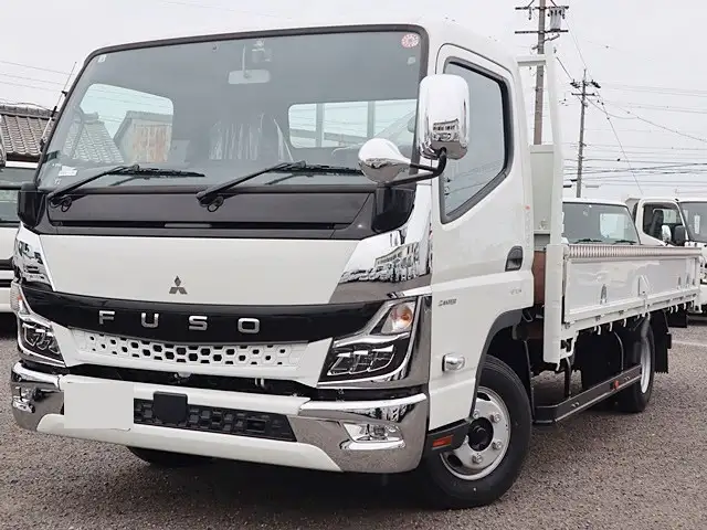 三菱 キャンター 小型 平ボディ 床鉄板 2RG-FEB20の中古トラック画像1
