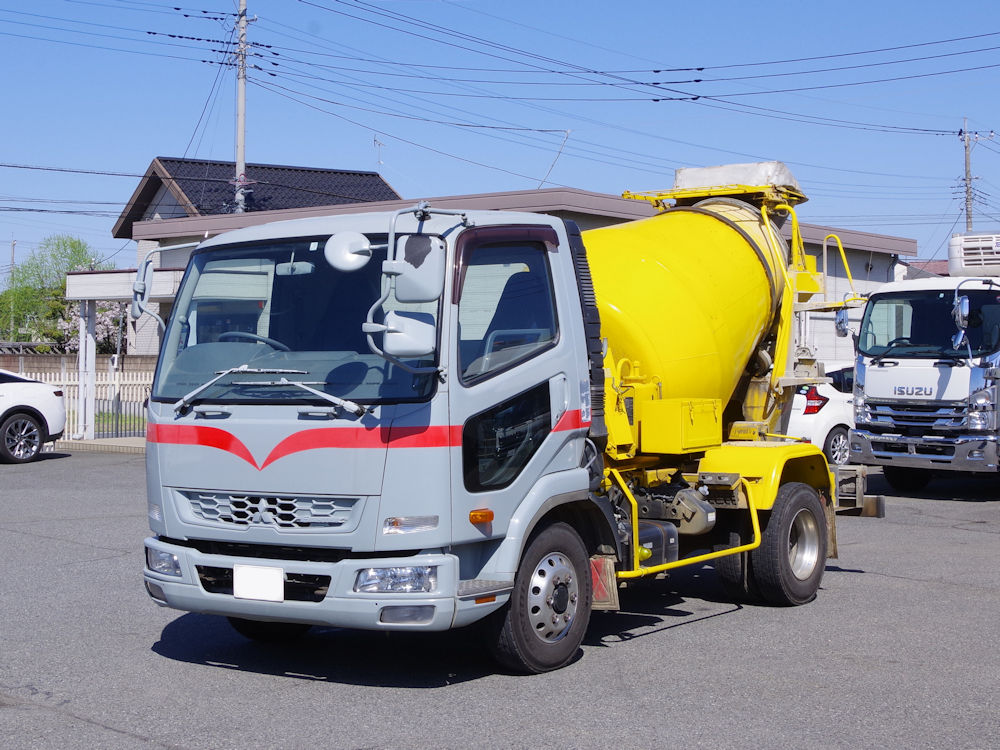 三菱 ファイター 中型/増トン ミキサー・ポンプ ミキサー車 TKG-FK71F