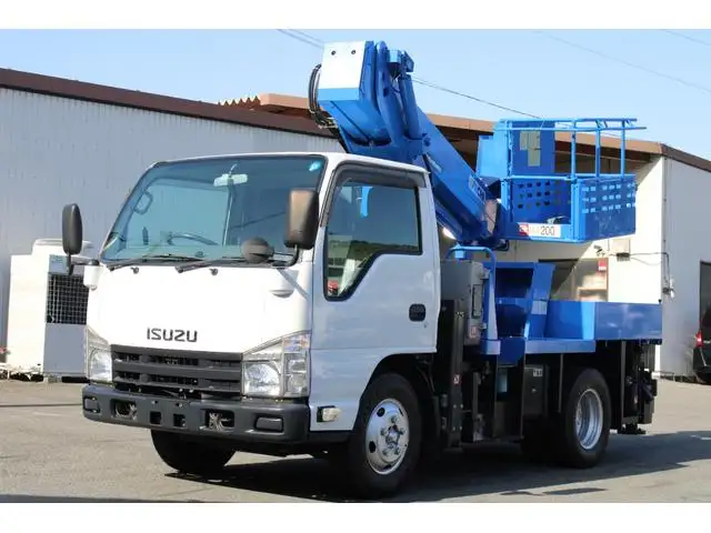 いすゞ エルフ 小型 高所・建柱車 高所作業車  の中古トラック【車両No.164307】