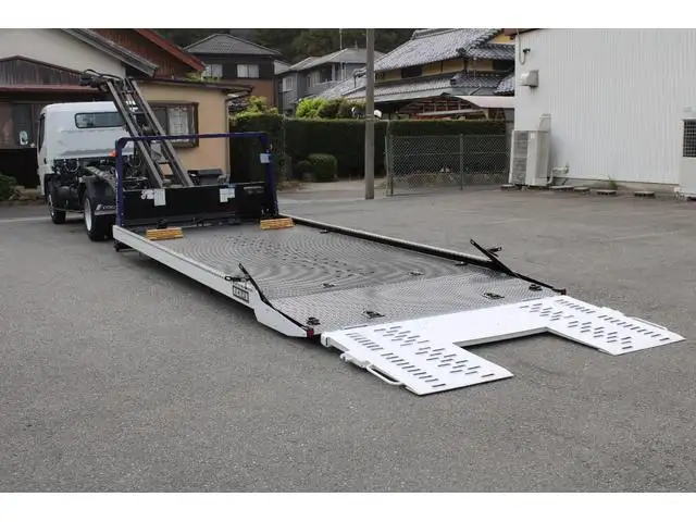 三菱 キャンター 小型 車両重機運搬 ラジコン ウインチの中古トラック画像6