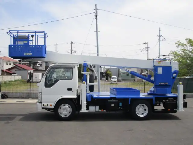 いすゞ エルフ 小型 高所・建柱車 高所作業車 SKG-NKR85YNの中古トラック画像4