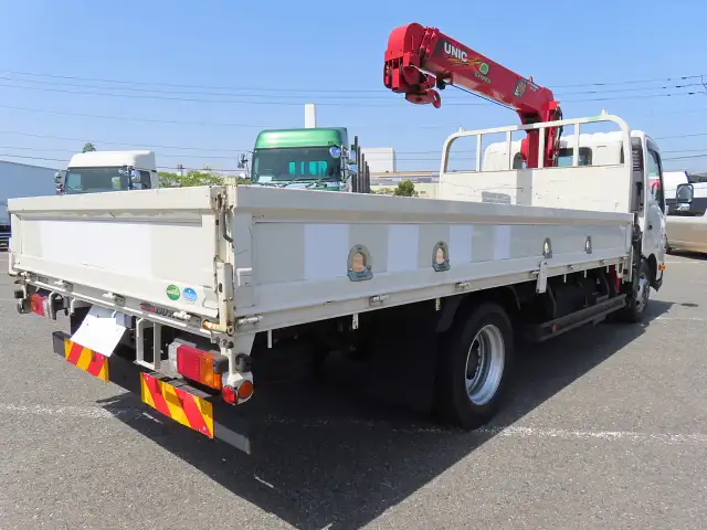 日野 デュトロ 小型 クレーン付 床鉄板 3段の中古トラック画像3