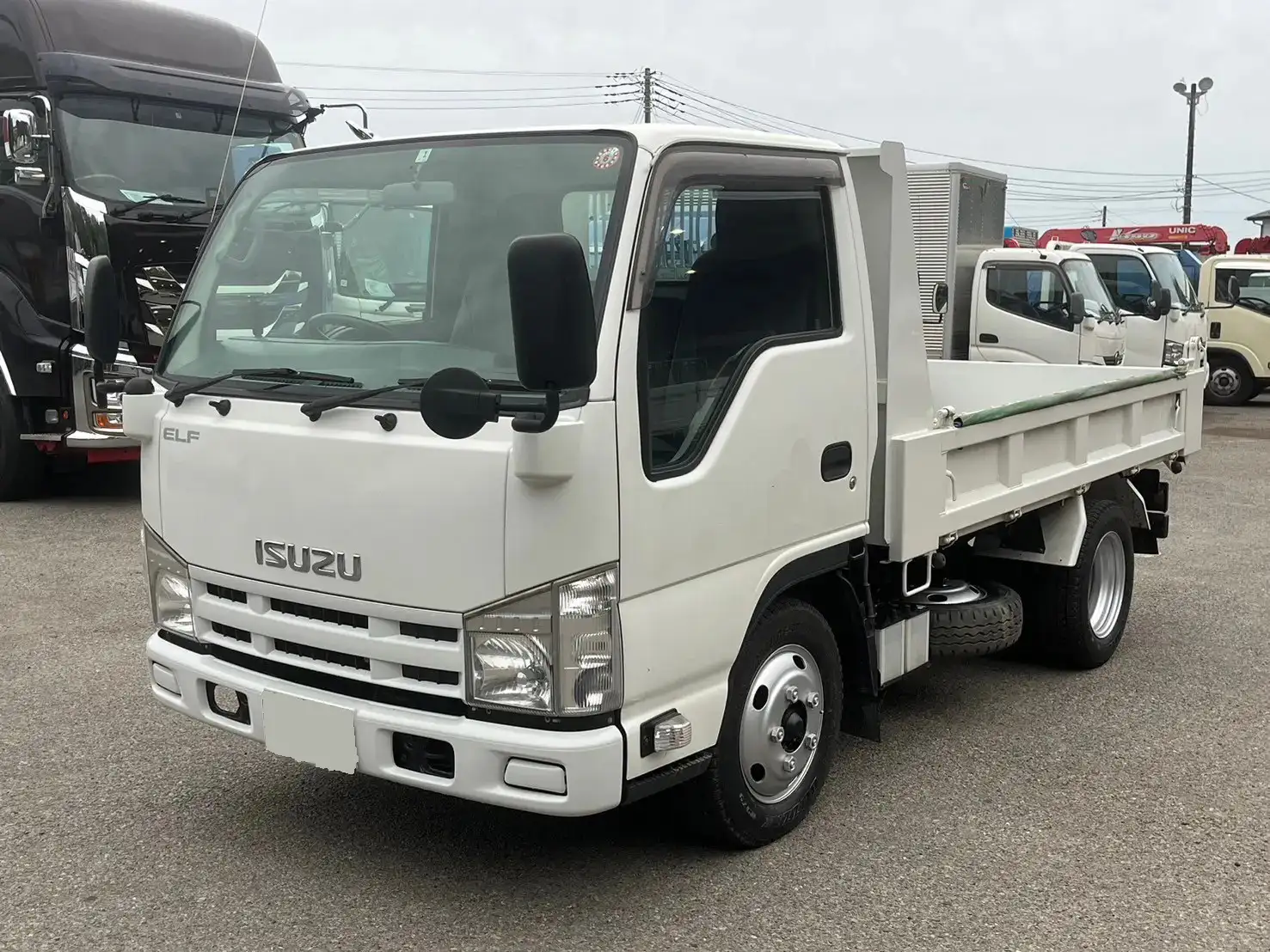 いすゞ エルフ 小型 ダンプ 強化 コボレーンの中古トラック画像1