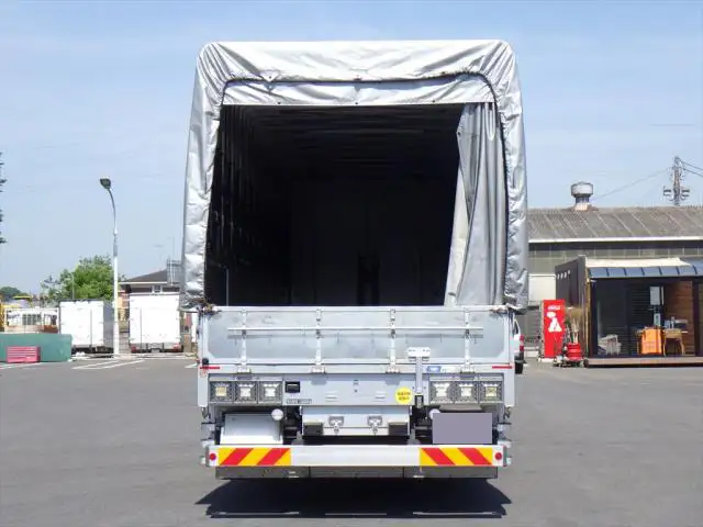 日産UD クオン 大型 平ボディ ハイルーフ 幌の中古トラック画像4