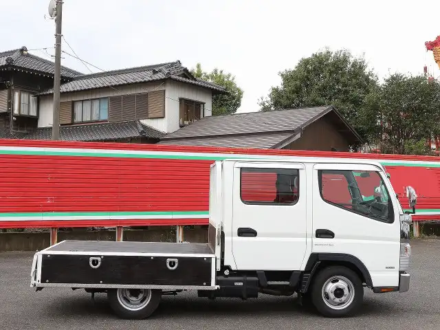 三菱 キャンター 小型 平ボディ Wキャブ TPG-FBA00の中古トラック画像6