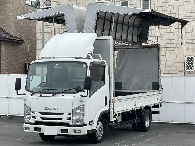 いすゞ エルフ 小型 ウイング 幌ウイング TPG-NLR85ARの中古トラック画像1