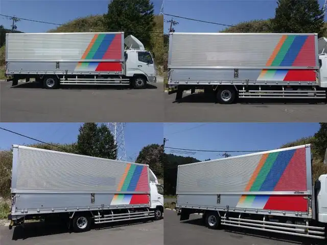 三菱 ファイター 中型/増トン ウイング エアサス ベッドの中古トラック画像3