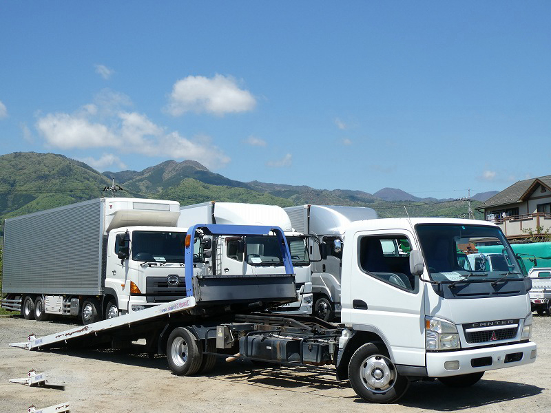 三菱 キャンター 中型/増トン 車両重機運搬 ラジコン ウインチの中古トラック画像2