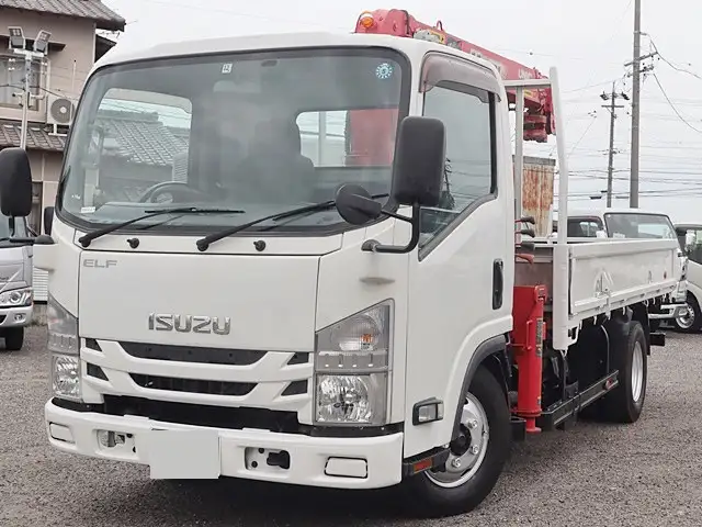 いすゞ エルフ 小型 クレーン付 4段 ラジコン の中古トラック【車両No.164914】
