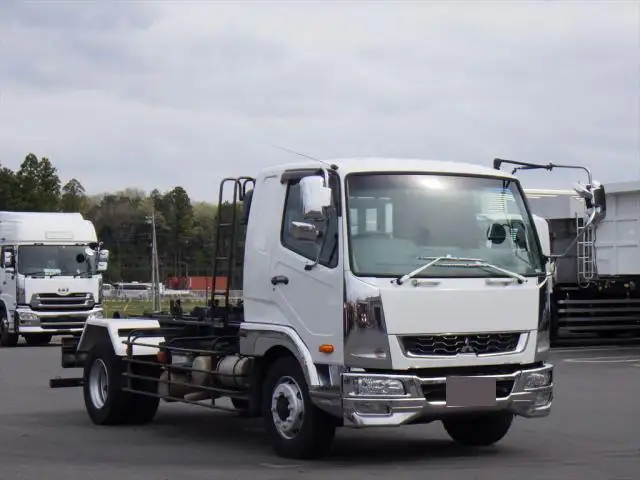 三菱 ファイター 中型/増トン アームロール ベッド QKG-FK62FZの中古トラック画像2