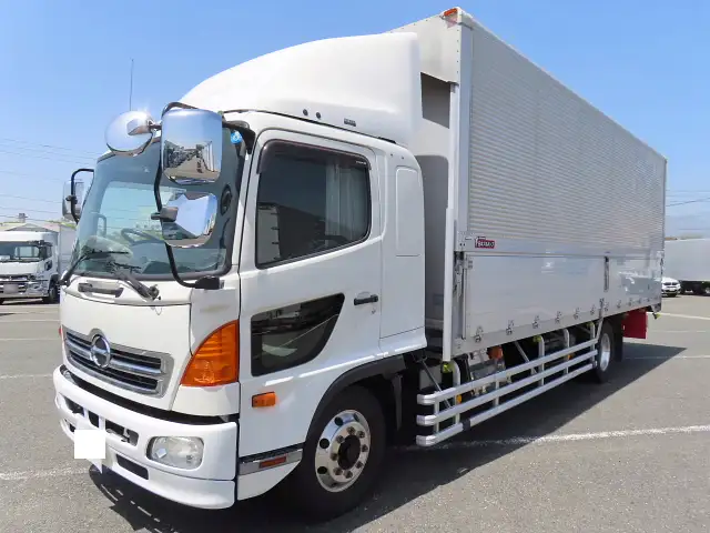 日野 レンジャー 中型/増トン ウイング ベッド QKG-FE7JMAAの中古トラック画像1