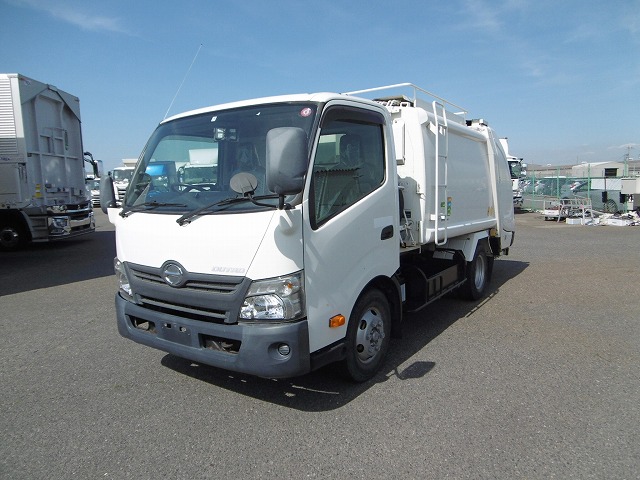 日野 デュトロ 小型 パッカー車(塵芥車) プレス式 TKG-XZU700M｜画像1