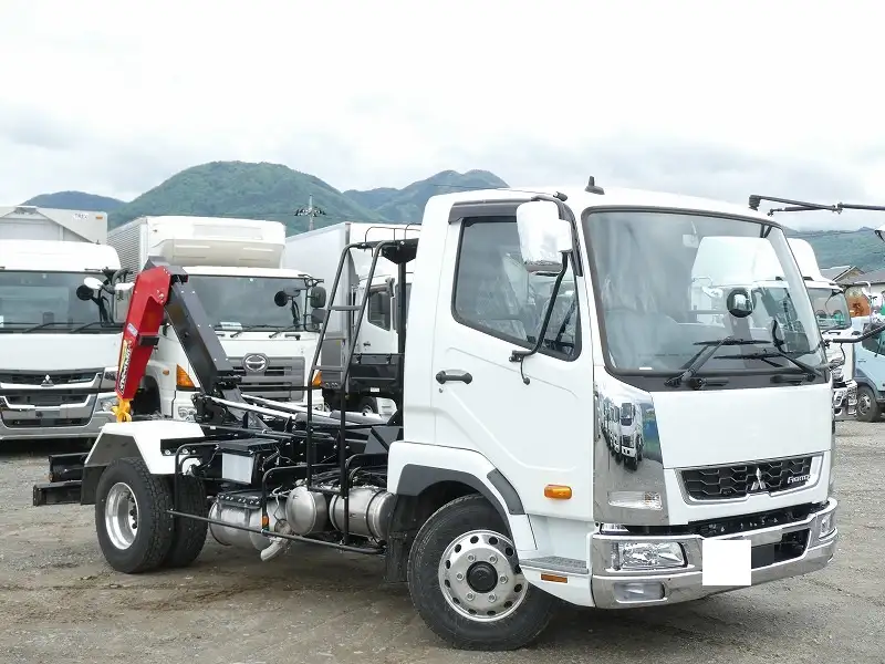 三菱 ファイター 中型/増トン アームロール コンテナ付き ツインホイストの中古トラック画像3