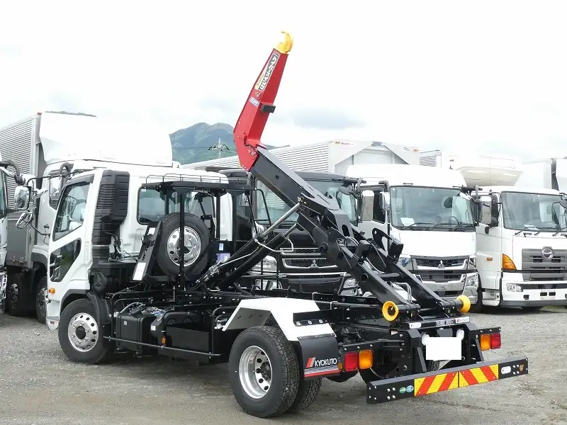 三菱 ファイター 中型/増トン アームロール コンテナ付き ツインホイストの中古トラック画像6