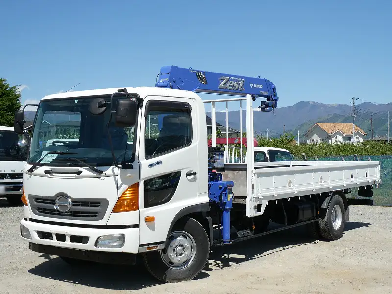 日野 レンジャー 中型/増トン クレーン付 4段 ラジコン の中古トラック【車両No.165043】
