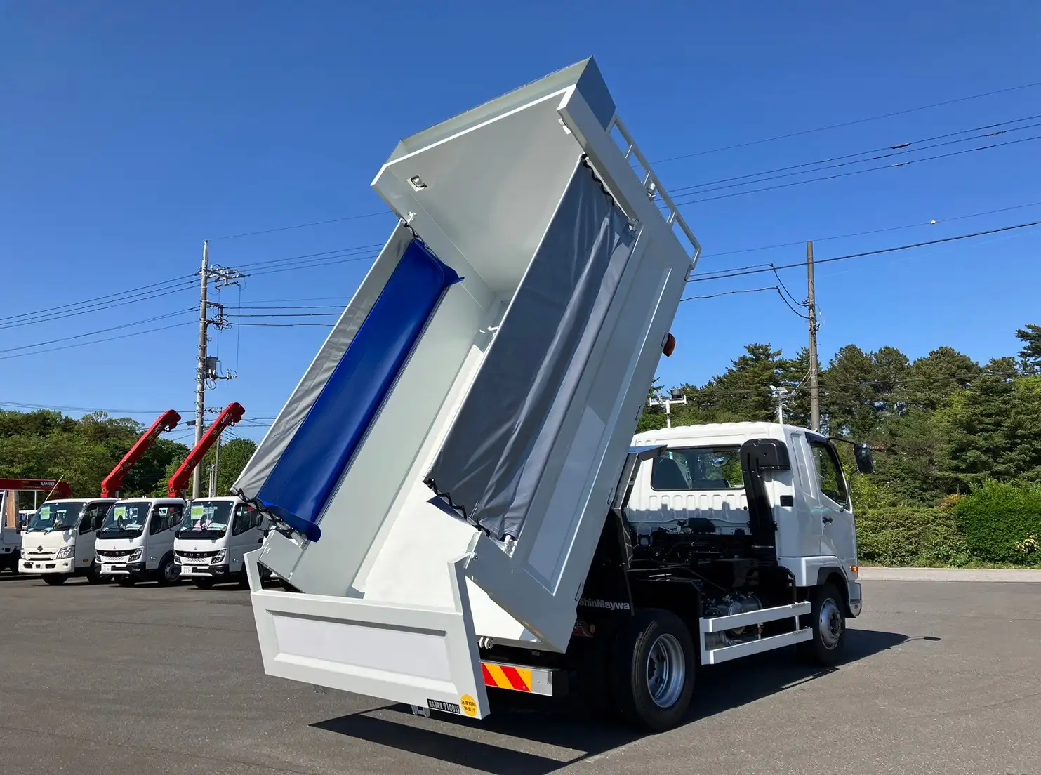 三菱 ファイター 中型/増トン ダンプ コボレーン ベッドの中古トラック画像4