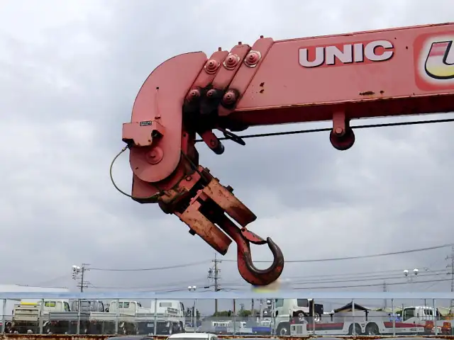 いすゞ エルフ 小型 クレーン付 床鉄板 4段の中古トラック画像5