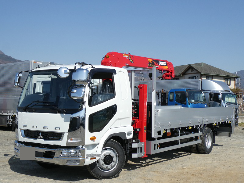 三菱 ファイター 中型/増トン 車両重機運搬 セルフローダー 2KG-FK62FZ