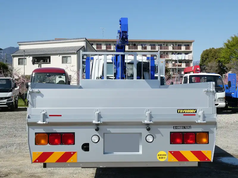 三菱 ファイター 中型/増トン 車両重機運搬 4段クレーン ラジコンの中古トラック画像3